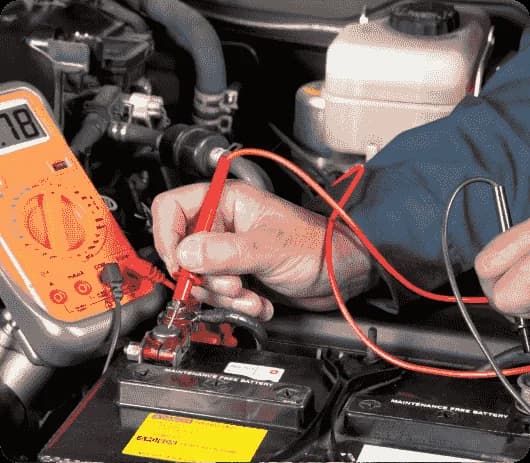 Battery and electrical system service